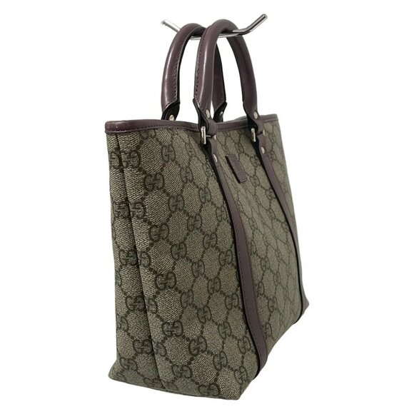 Auth GUCCI Children's/GG Plus/GG Supreme 297557 Gray Dark Gray Purple PVC - - Picture 2 of 8